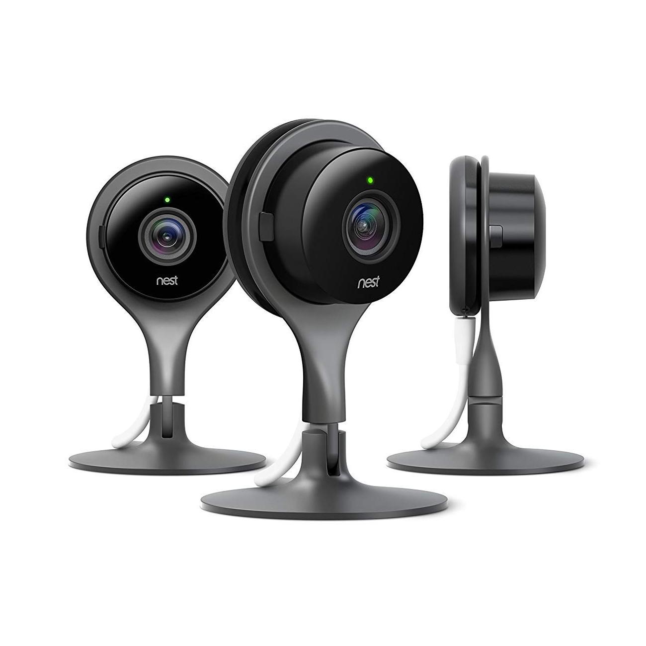 Комплект умных камер видеонаблюдения. Nest Cam Indoor 3 Pack